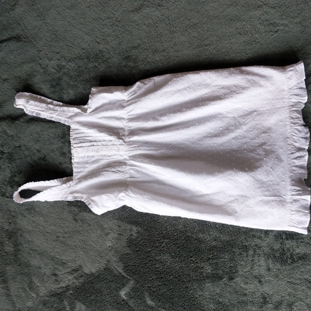 White mini dress